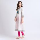 Ladies' Kurta , सफ़ेद, small image number null