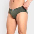 Men's 100% Cotton Briefs , Olive, small image number null