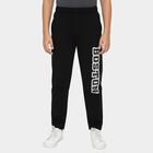 Boys' Jet Black Cotton Blend Boston Printed Pyjama, Black, small image number null