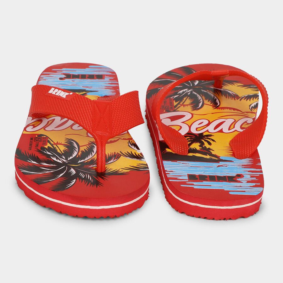 Men's Slipper, Red, large image number null