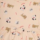 Girls' 100% Cotton Frock , हल्का गुलाबी, small image number null