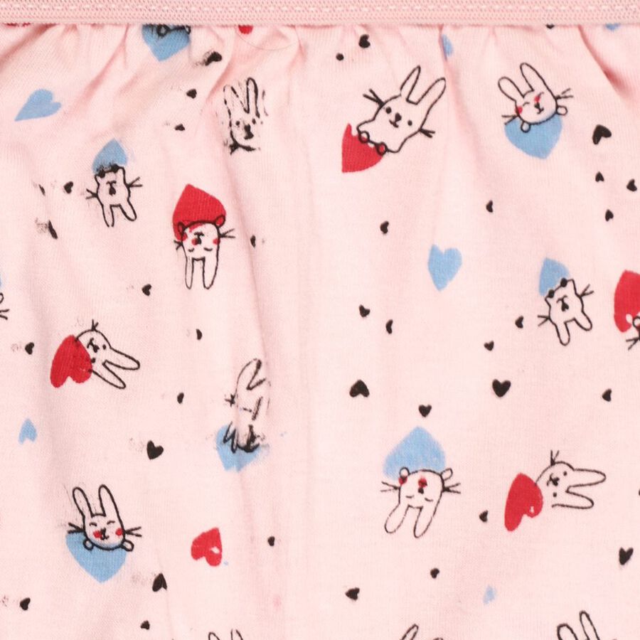 Girls' Cotton Bloomer, Pink, large image number null