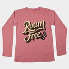 Boys Pink Crew Neck Regular T-Shirt, गुलाबी, small