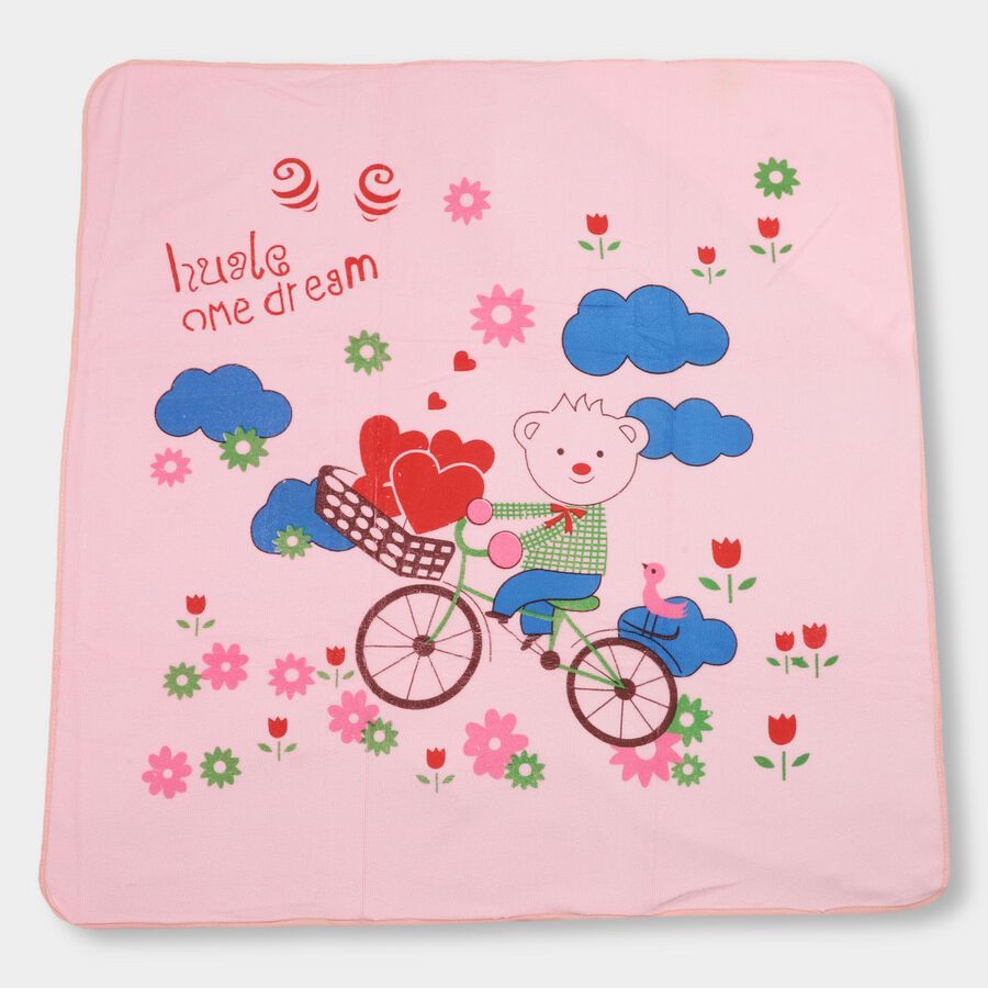 Infants' 100% Cotton Towel, Pink, large image number null