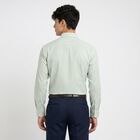 Men's Mint Green Regular Fit Formal Shirt, Light Green, small