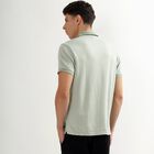 Men's Collared Half Sleeves T-Shirt , Light Green, small image number null
