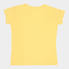 Girls Cotton T-Shirt, Yellow, small image number null