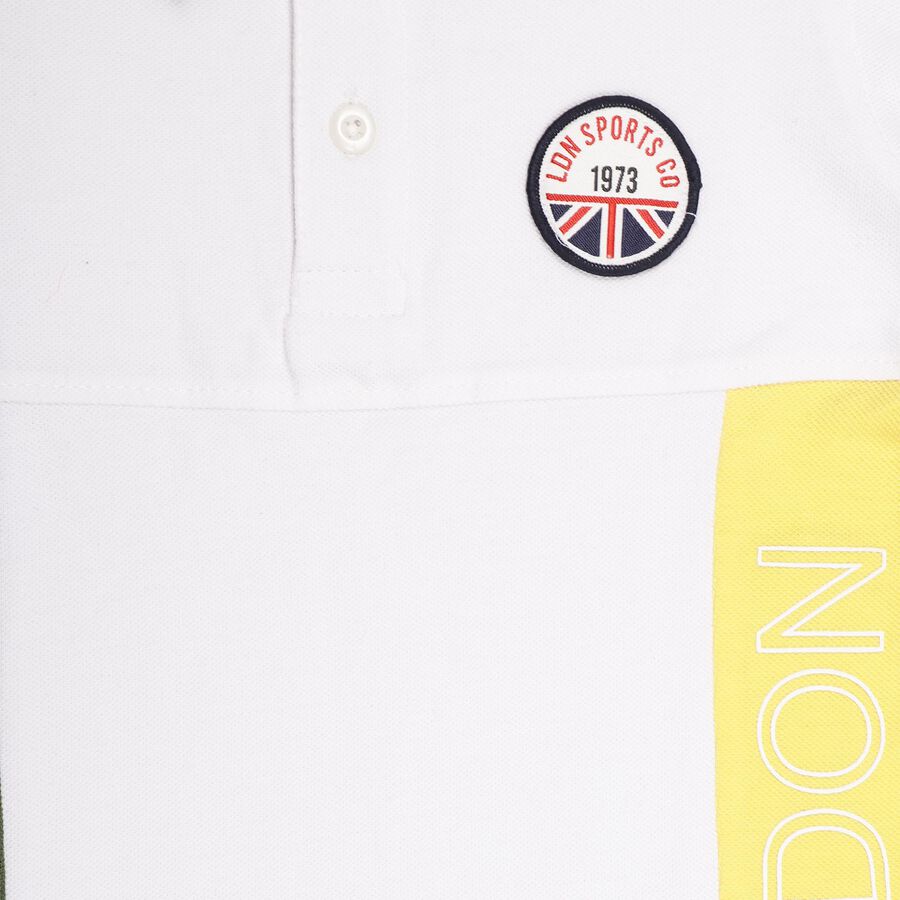 Boys' 100% Cotton Half Sleeves T-Shirt, Off White, large image number null