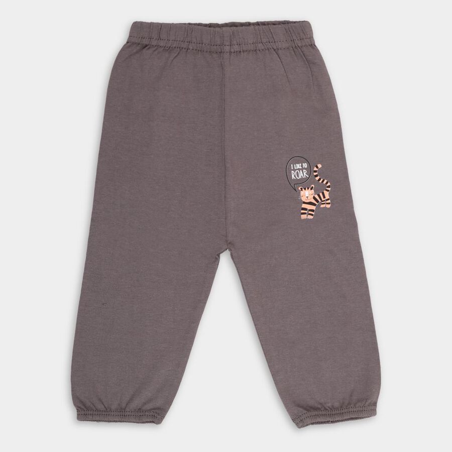 Infants' Cotton Pyjama, Charcoal, large image number null
