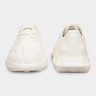 Men's Bright Snow White Lace-Up Casual Sneakers, White, small image number null