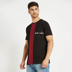 Cotton Cut & Sew Round Neck T-Shirt, Black, small image number null