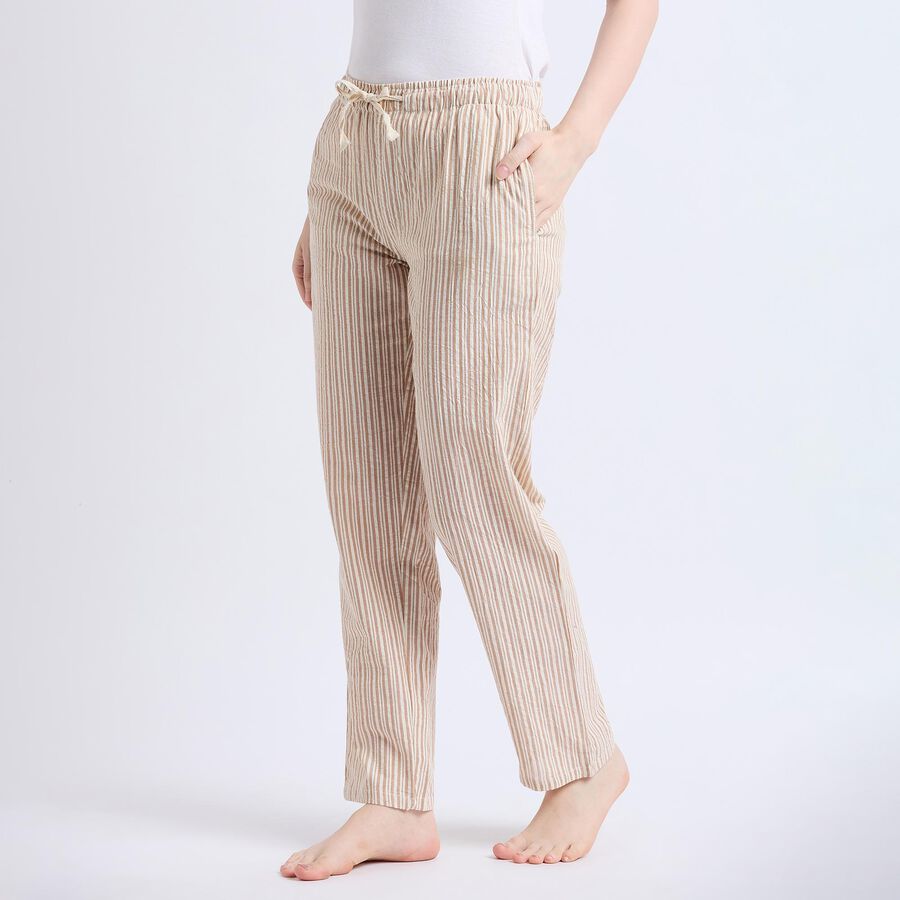 Ladies' 100% Cotton Pyjama , White, large image number null