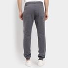 Men's Slim Fit Casual Trousers , Melange Blue, small