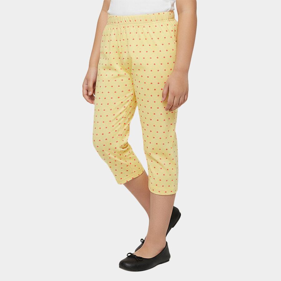 Girls' Capri, पीला, large