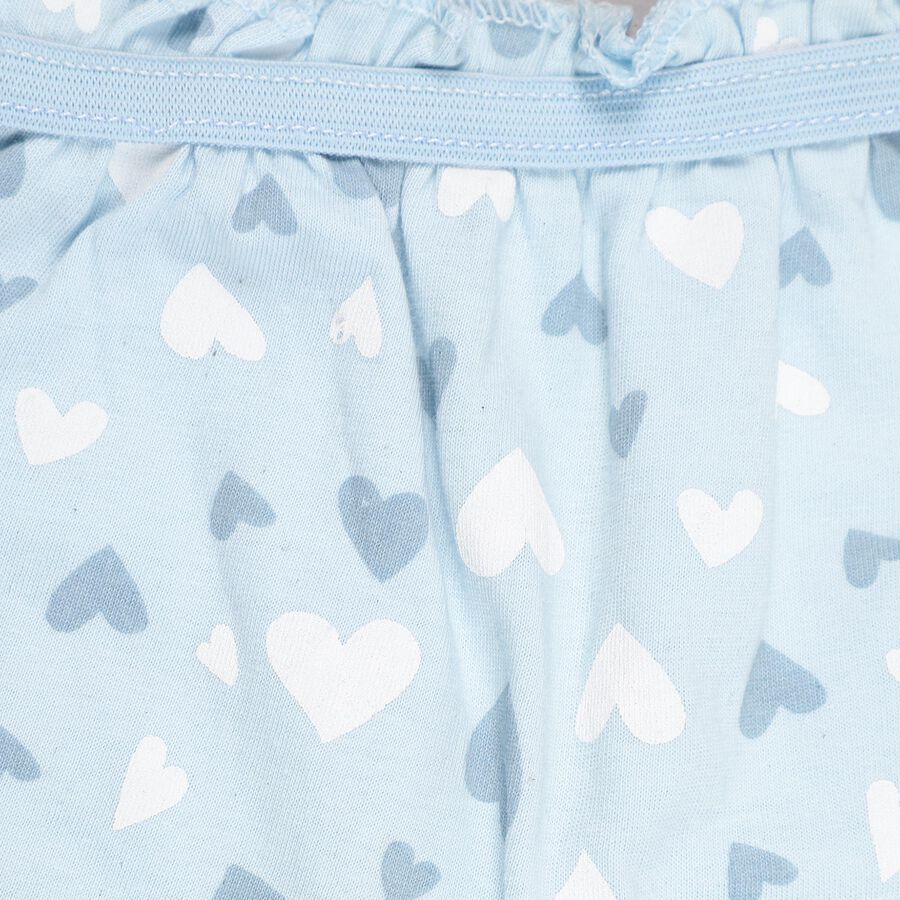 Girls' 100% Cotton Bloomer , Light Blue, large image number null