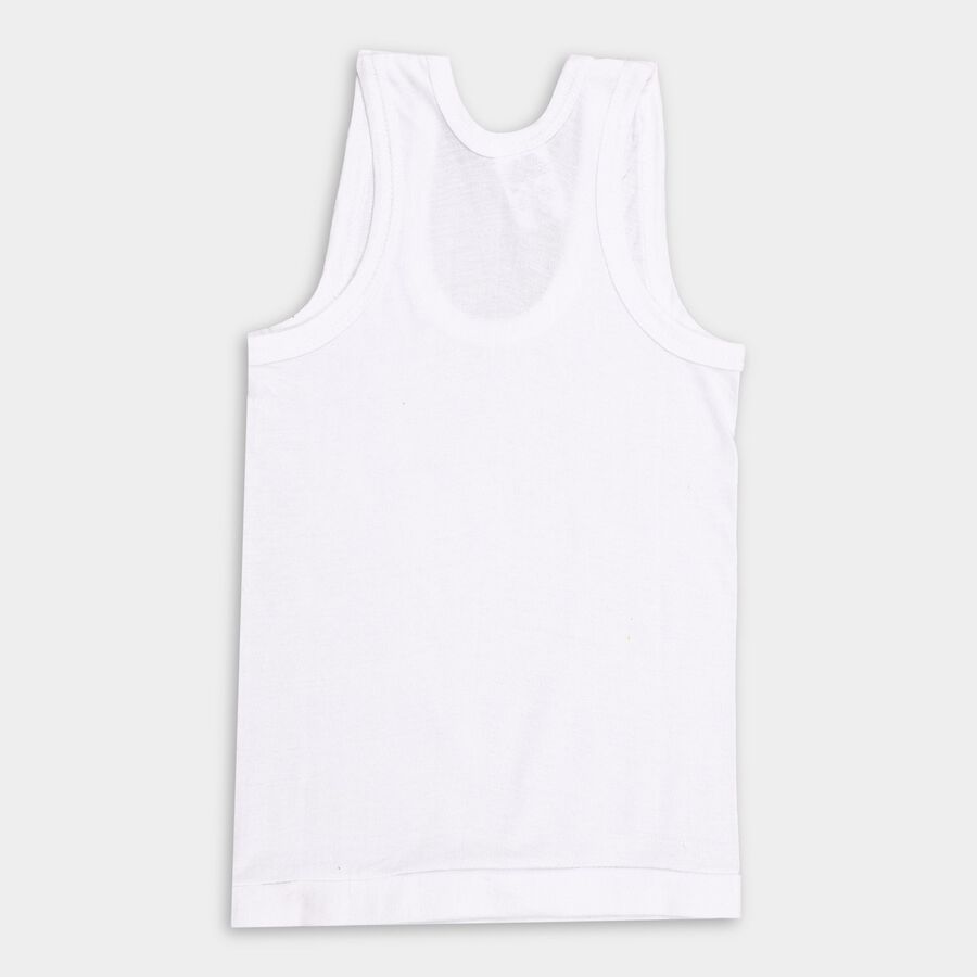 Boys' 100% Cotton Vest (Pack of 2), पीला, large image number null