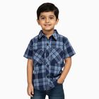 Boys' Casual Shirt, नेवी ब्लू, small image number null