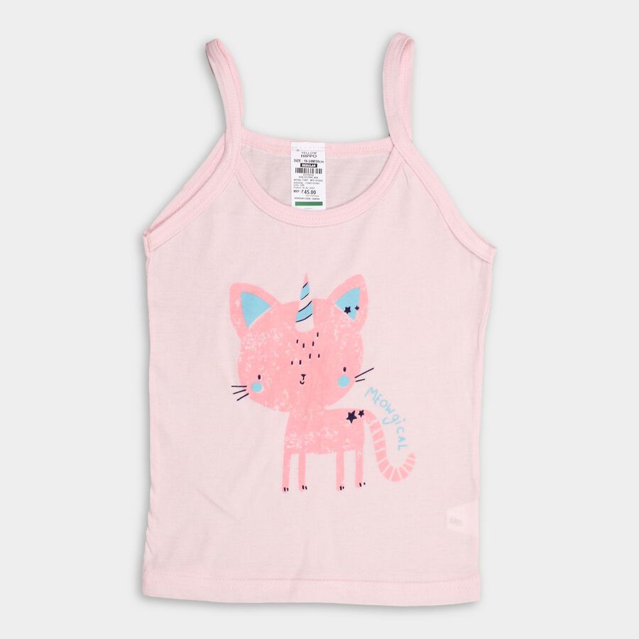 Infants' 100% Cotton Vest, Light Pink, large