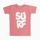 Boys Muted Dusty Pink Crew Neck Casual Half Sleeve T-Shirt, गुलाबी, small image number null