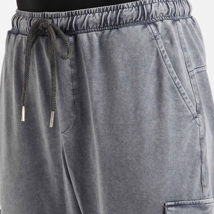 Overdyed Track Pants, Melange Mid Grey, large image number null