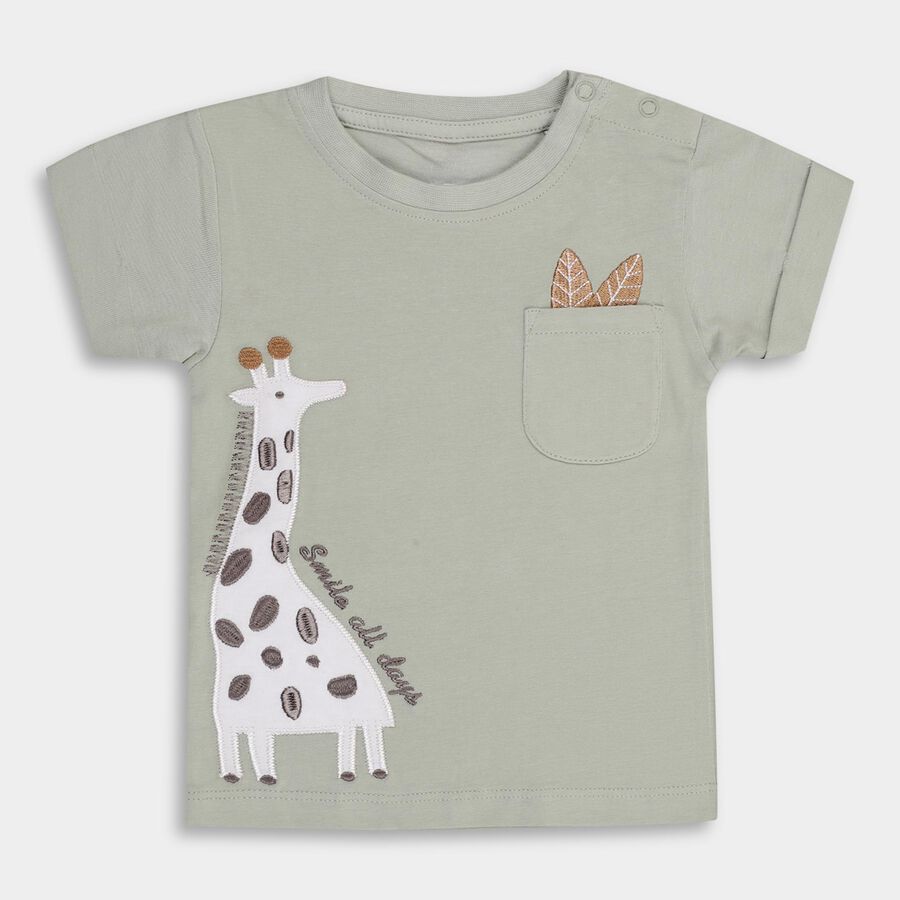 Infant Boys' 100% Cotton Baba Suit, Light Green, large