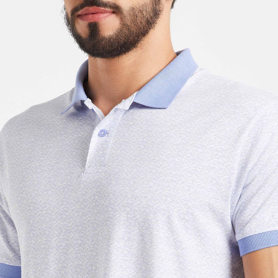 All Over Print Polo Shirt, Light Blue, large image number null