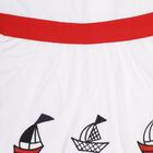 Infant Girls' 100% Cotton Frock, नेवी ब्लू, small