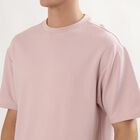 Men's Light Pink Round Neck Casual T-Shirt, Light Pink, small image number null
