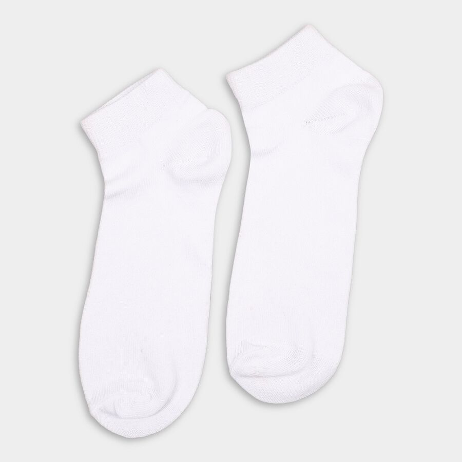 Men's Socks (Pack of 3), सफ़ेद, large