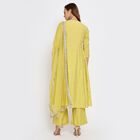 Ladies' Kurta Pyjama Set with Dupatta, ओलिव, small image number null