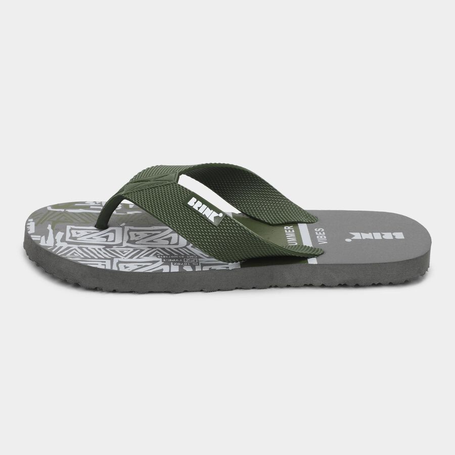 Men's Slipper, हरा, large image number null