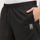 Men's Jet Black Regular Fit Bermuda Shorts, Black, small