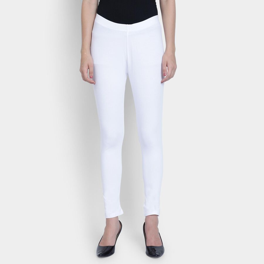 Ladies' Churidar , White, large image number null