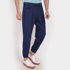 Jogger Fit High Rise Jeans, Mid Blue, small image number null