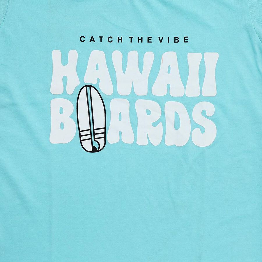 Boys' Half Sleeves T-Shirt, एक्वा, large image number null