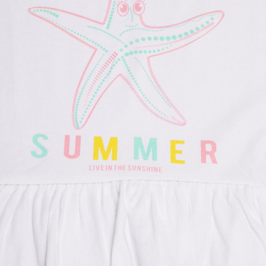 Girls' 100% Cotton Capri Set, Light Pink, large image number null