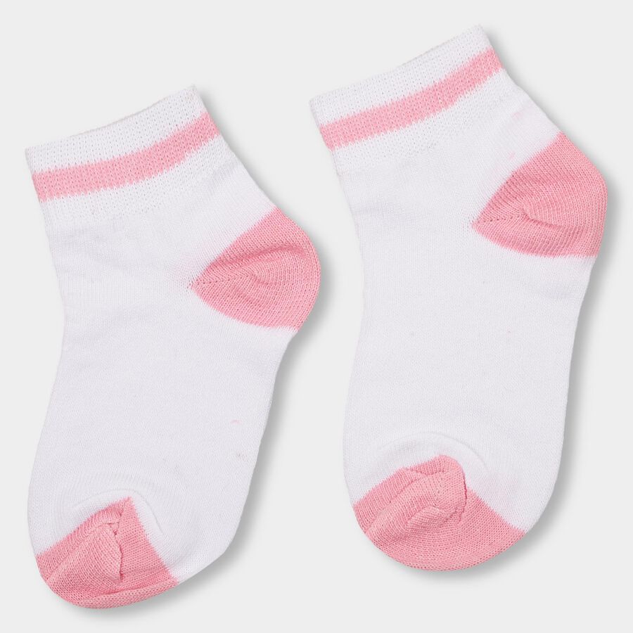 Girls' Socks , Off White, large image number null