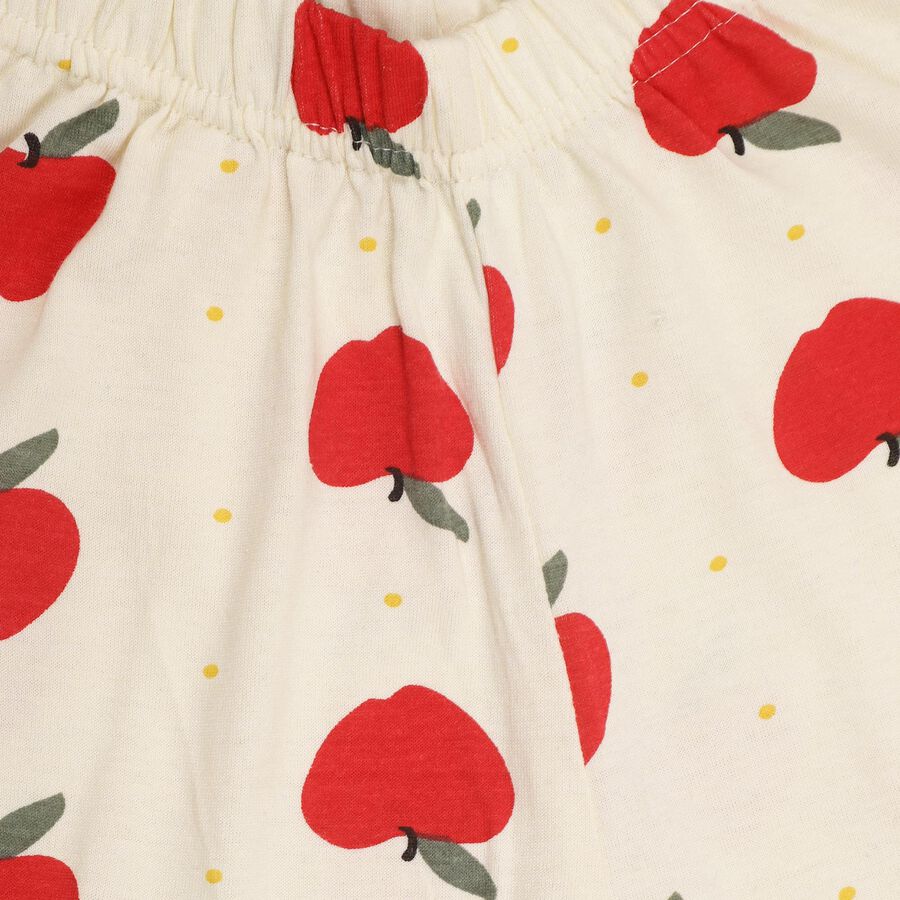 Girls' Pyjama, Off White, large image number null