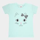Girls Cotton T-Shirt, Light Green, small image number null