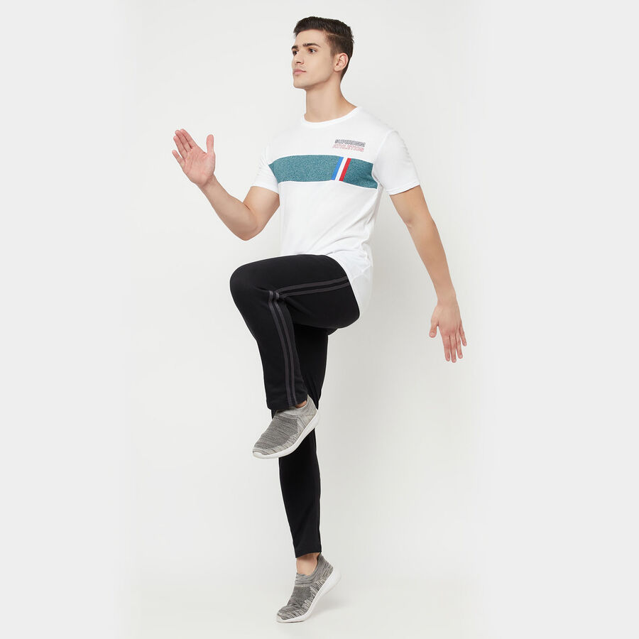 Solid Track Pants, Black, large image number null
