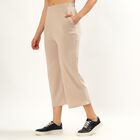 Ladies' Track Pants, Beige, small