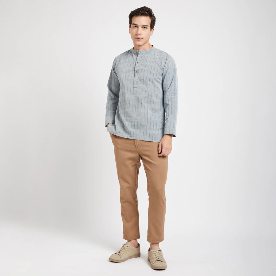 Printed Kurta, Light Blue, large image number null
