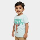 Boys' 100% Cotton Half Sleeves T-Shirt, Light Blue, small image number null