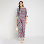 Ladies' Ethnic Set , मध्यम नीला, small image number null