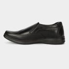 Men's Black Slip-On Loafer Formal Shoes, Black, small