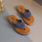Men's Tan Flip-Flop Slippers, टैन, small