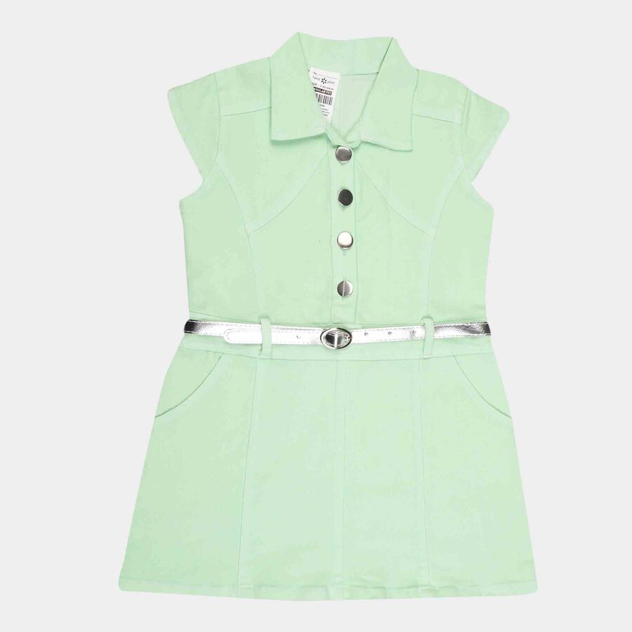 Solid Frock, Light Green, large image number null