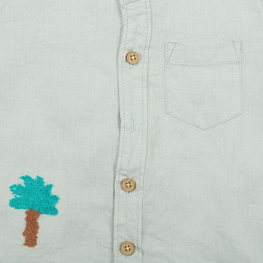 Infants' Shirt, Light Green, large