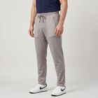 Men Grey Slim Fit Panelled Track Pants, हल्का ग्रे, small
