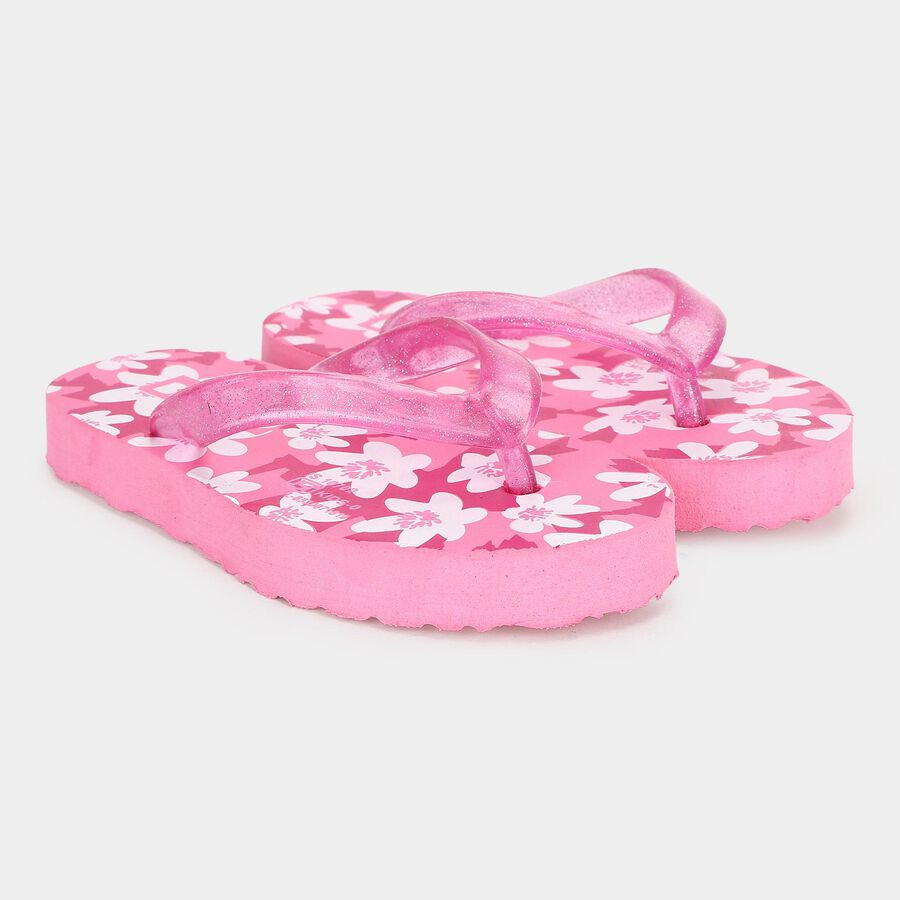 Girls' Slipper, Pink, large
